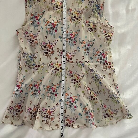 NWT Cabi Floral Essential Sleeveless Blouse with Cami #5535 - XS - Picture 7 of 7